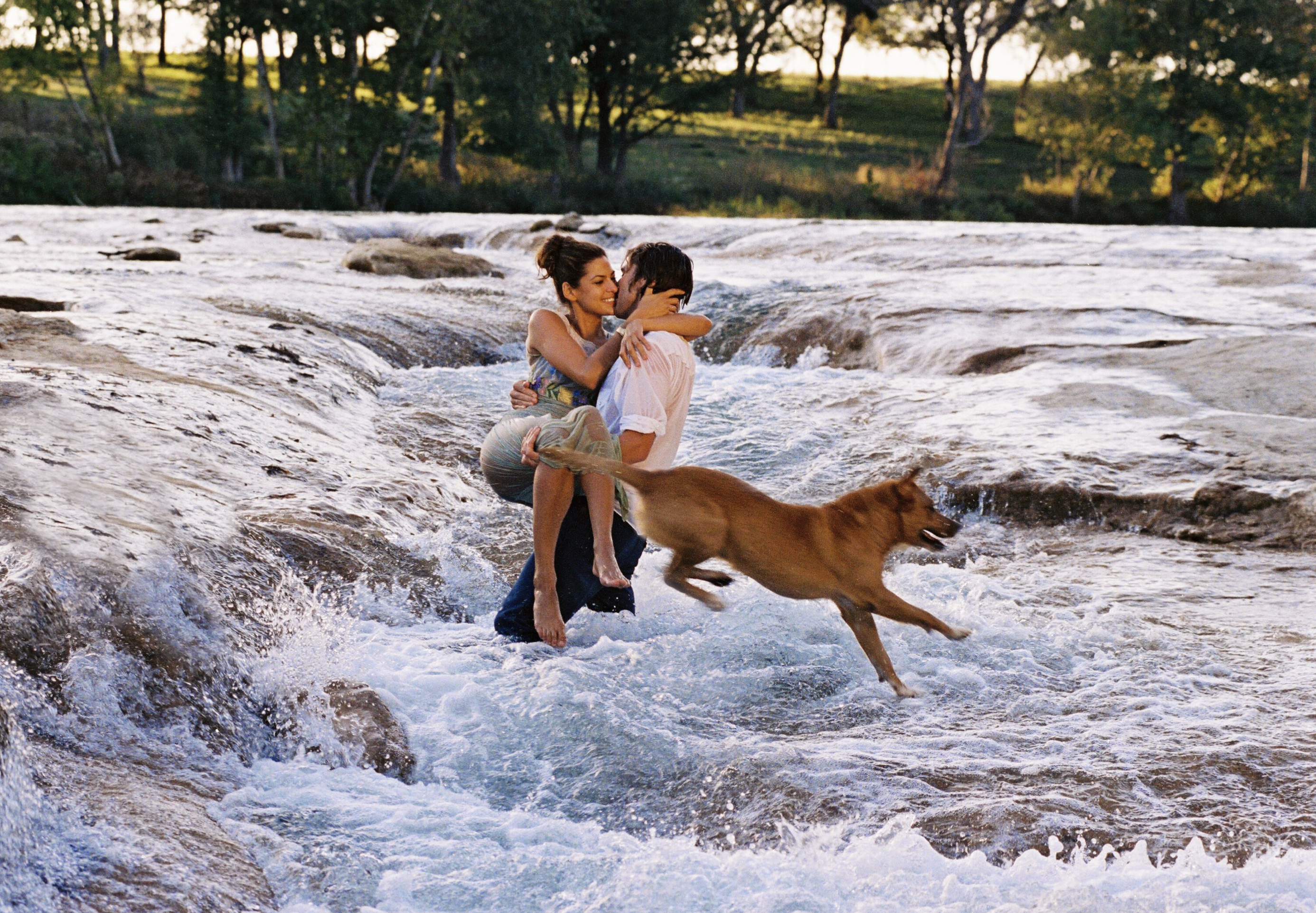 Luke Wilson and Eva Mendes, Wimberley, Texas, 2003