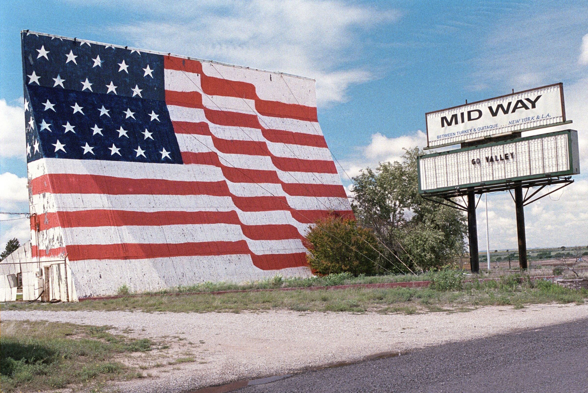 Midway Drive-in Theater, Quitaque, Texas, 2009