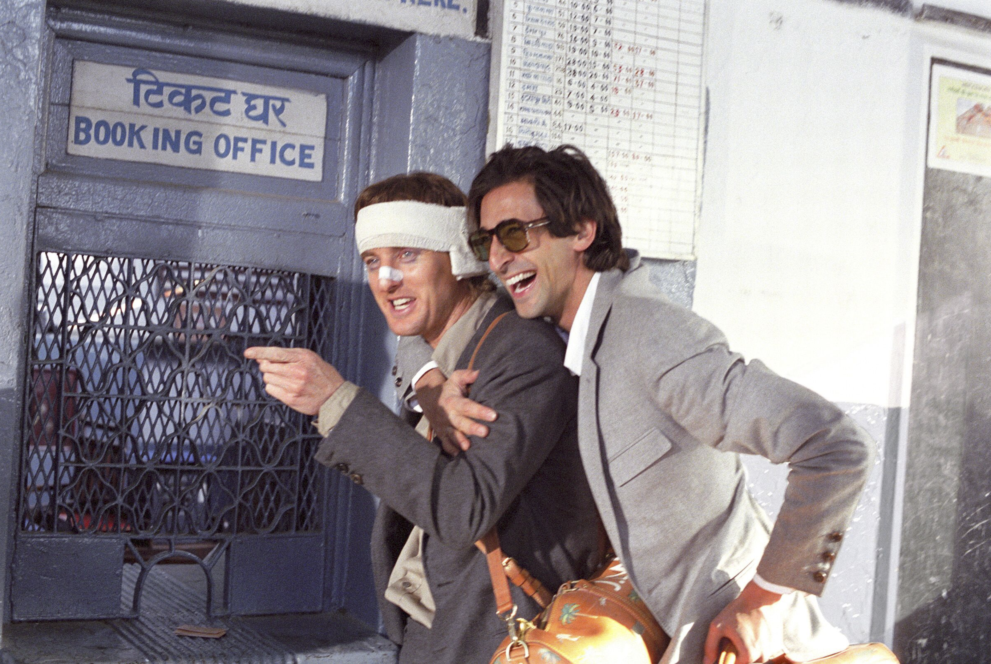 Owen Wilson and Adrian Brody, Rajasthan, India, 2007