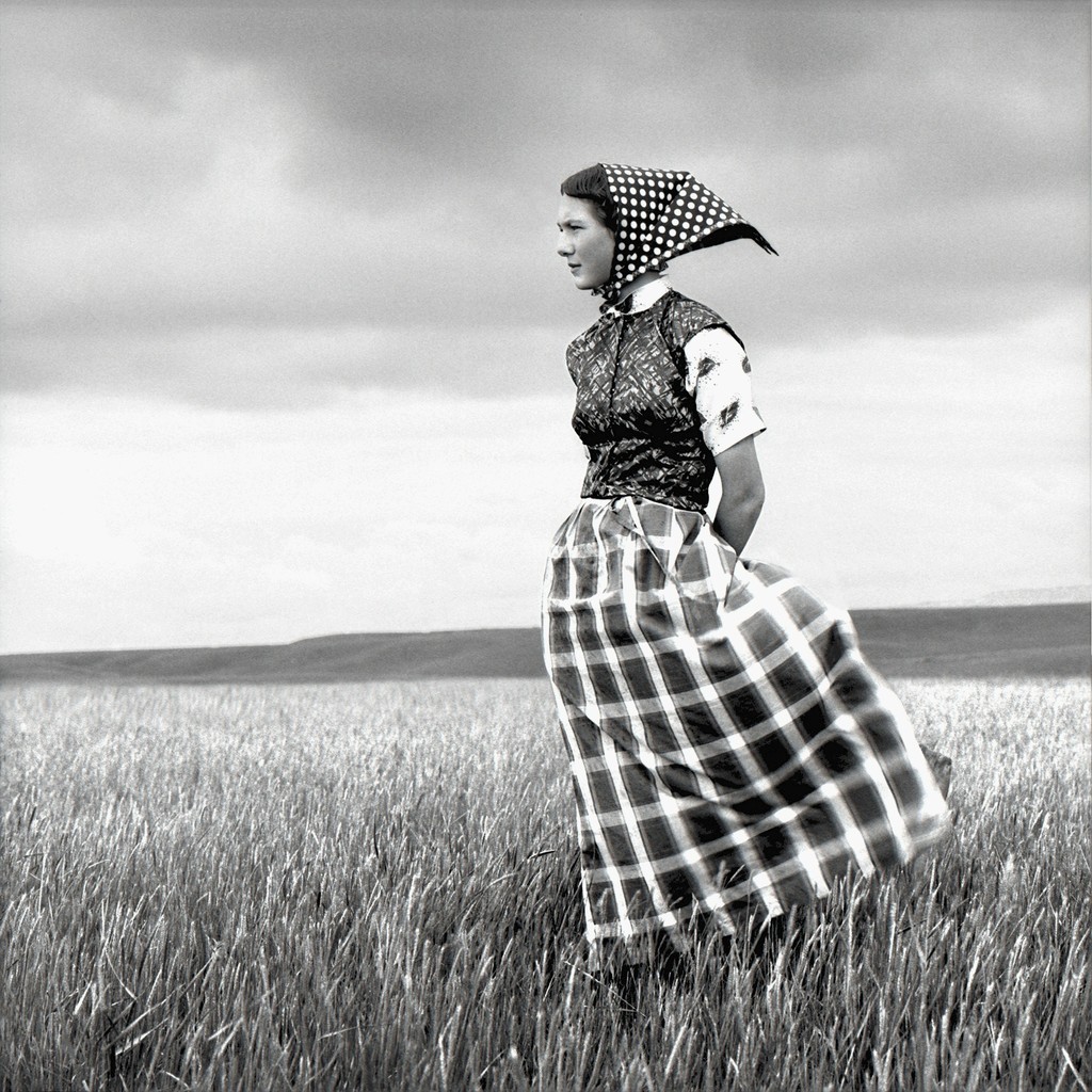 Emma, Hutterite Girl in Field